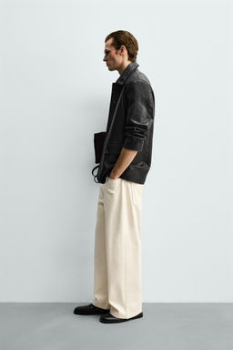 PANTAL?N RELAXED FIT / Beige claro - Zara фото 4