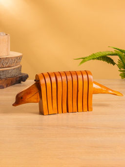 Сувенирный музыкальный инструмент Трещотка махагон, 25х9х4 см