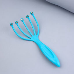 Массажёр, универсальный, 5 шаров, 18,7 × 9,3 × 4 см, цвет голубой