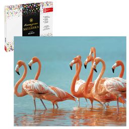 Набор для творчества Алмазная мозаика арт. 59827 / 16 СТРАНА РОЗОВЫХ ФЛАМИНГО размер: 40*50 см