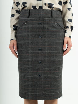 Юбка прямого силуэта, на широкой кокетке - Трика фото 3