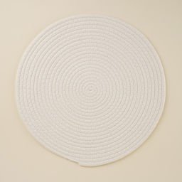 Салфетка сервировочная на стол SL Home, хлопок, d=38 см, белая