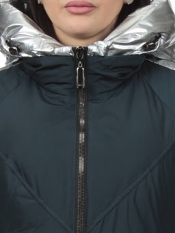 221С-050 BLUE GREEN Пальто зимнее женское (Био - Пух)