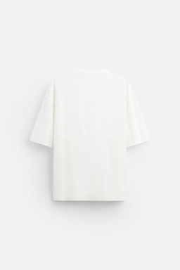 HEAVY WEIGHT T-SHIRT WITH SEAM DETAIL - Zara фото 25