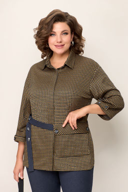 Костюм VOLNA 1310 горчично-графитовый  фото 4