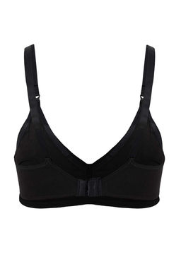 Siyah-Ekru 2li Pamuklu Emzirme Sutyeni Kaps?z Sutyen THMSS26SU00008