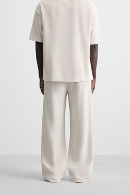VERTICAL TEXTURED JOGGERS - Zara фото 21