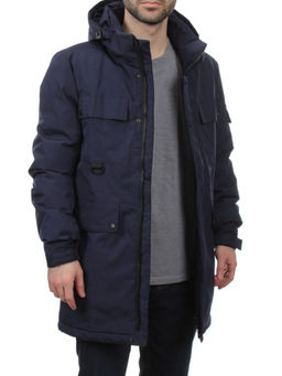 2185 DK. BLUE Куртка мужская зимняя облегченная (130 гр. холлофайбер)