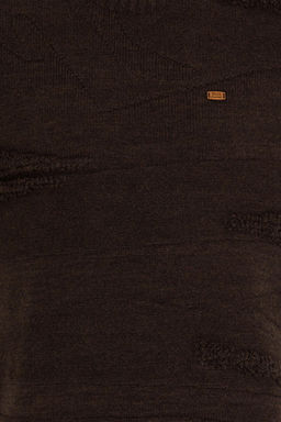 U. S. Polo Assn Мужской вязаный свитер кокосового цвета с круглым вырезом - U.s. polo assn фото 12