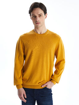 Bisiklet Yaka Erkek Triko Kazak