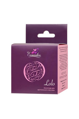 Мастурбатор нереалистичный Eromantica LOLO wands, TPE, прозрачный, 7 см