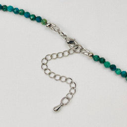 Чокер из Обсидиана и Хризоколлы 38 см +