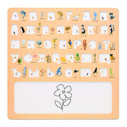 Игра развивающая "Алфавит" с доской для рисования