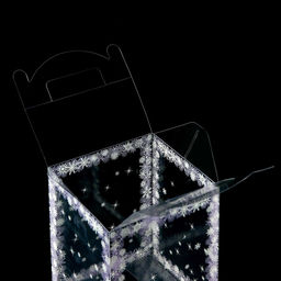 Цена за 5 шт. Складная коробка из PVC 12 x 12 x 15 см Зимушка - UPAK LAND фото 7