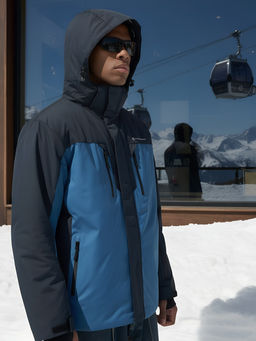 Горнолыжная куртка мужская зимняя синего цвета 7612S - Mtforce фото 21