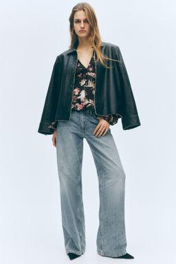 Blusa en mezcla de lino con peplum - H&m фото 7