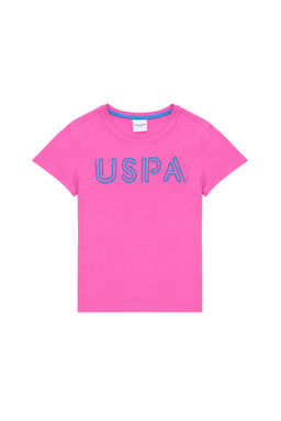Детская розовая футболка с круглым вырезом Неожиданная скидка в корзине