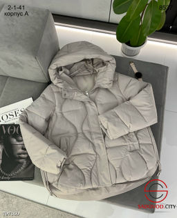 Куртка женская большого размера с капюшоном - Bruno фото 2