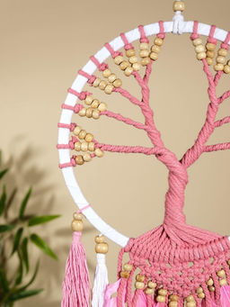 Ловец снов «Розовое дерево», 22×60 см