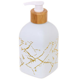 Дозатор для жидкого мыла 380 мл белый CT008W