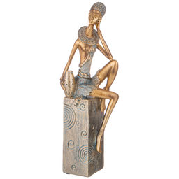 ФИГУРКА ДЕКОРАТИВНАЯ ДЕВУШКА 11,5Х8,5Х33,5СМ