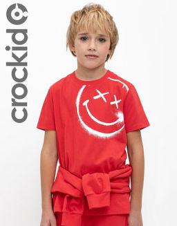 КР 302316/красный к446 фуфайка для мал