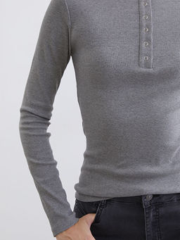 Bisiklet Yaka Fitilli Kad?n Body