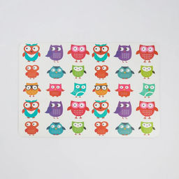 Цена за 12 шт. Салфетка сервировочная на стол Совы, 4227 см - Simaland фото 2