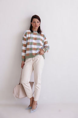 11717 Джемпер в клетку - Martichelli фото 10