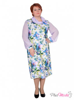 Платье Модель №187 размеры 50-76 - Plusmoda фото 3