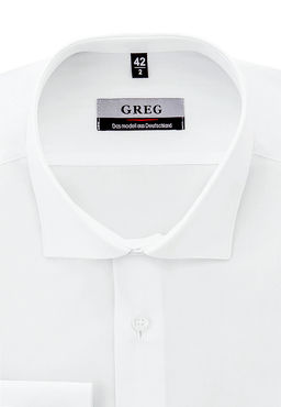 Сорочка мужская длинный рукав GREG 100/199/WHITE/Z_V  фото 10
