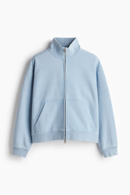 Chaqueta sudadera boxy con cremallera Loose Fit - H&m фото 2