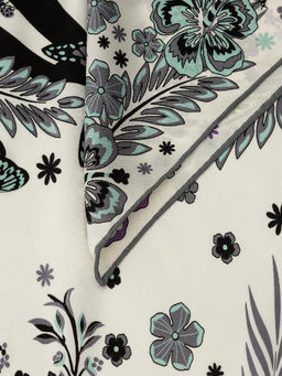 Платок жен. шелк 90х90 E03-8450-10 - Eleganzza фото 4