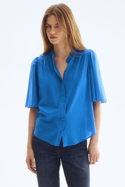 Blusa en mezcla de algod?n - H&m фото 6