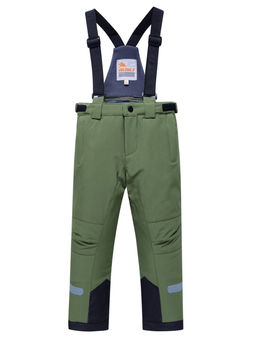 Горнолыжный костюм Valianly детский для мальчика цвета хаки 9201Kh  фото 6