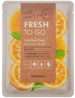 1ШТ- !АКЦИЯ! TONYMOLY Освежающая тканевая маска для лица с экстрактом юдзу