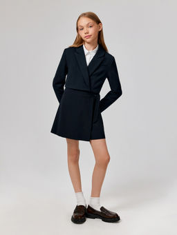 ACOOLA / Жакет детский для девочек Mikaela_jk темно-синий  фото 3