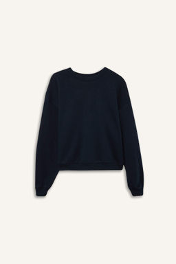 Regular Fit Bisiklet Yaka Kal?n Basic Duz Sweatshirt - Defacto фото 8
