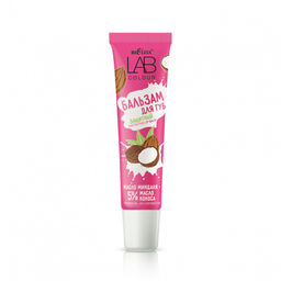 Белита LAB colour Бальзам защитный для губ Масло миндаля + 5% масло кокоса 15мл