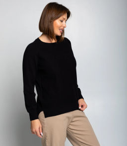 Джемпер #КТ8066, чёрный