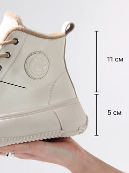 Ботинки EDART 217.PODYUM151be. светло бежевый/шерсть фото 5