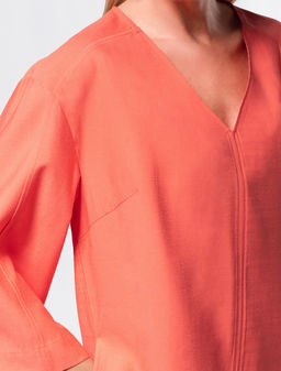 VILATTE / Свободная блузка из плотного лиоцелла