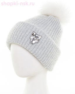Рафаэла Селия шеврон флис помпон Колпак (56-58)