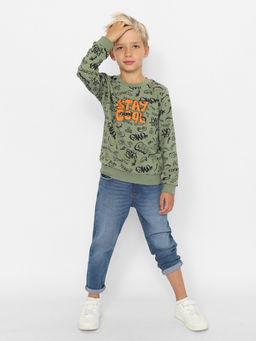 CRB wear/CWKB 63674-35-384 Джемпер для мальчика,хаки/Ex.Cherubino  фото 2