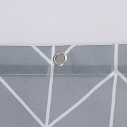 Штора для ванной SAVANNA, 180×180 см, серая