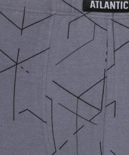 3MH-171 Трусы шорты Line - набор 3 шт. черный + желтый + серый - Atlantic фото 9