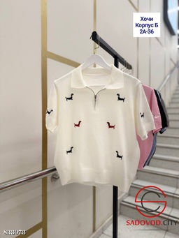 Футболка женская с таксами - Bruno фото 4