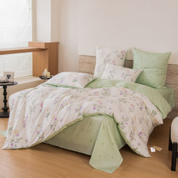 Комплект постельного белья Сатин 100% хлопок C611 Евро Макси/4 Наволочки