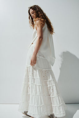 Maxifalda con bordado ingl?s - H&m фото 6
