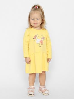 CRB wear/CSNG 63416-30-347 Платье для девочки,желтый/Ex.Cherubino